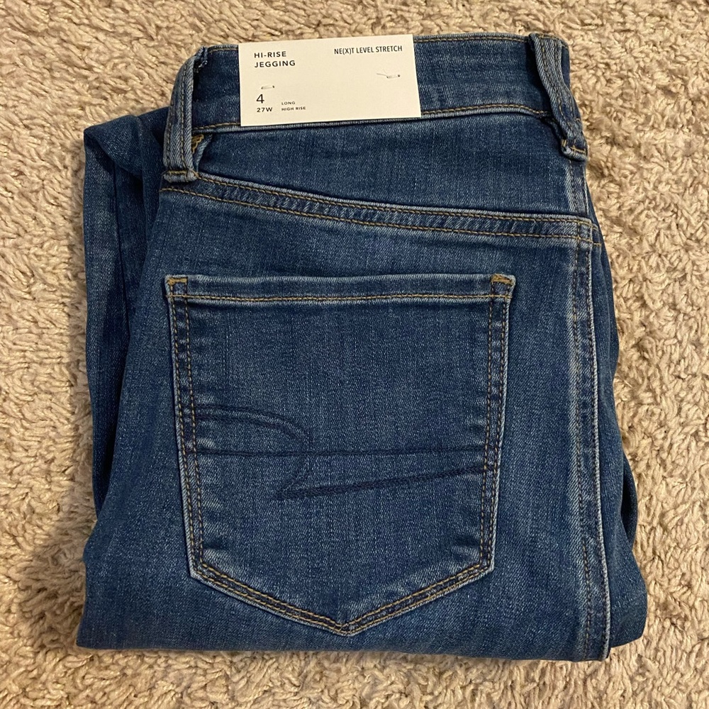 High rise jegging size 4 long